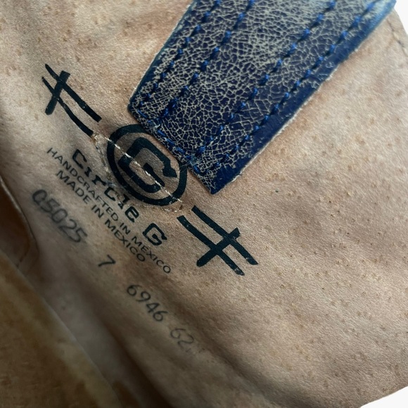 Circle G by Corral Studded Star Inlay Ankle‎ Boots G5025 - Picture 7 of 8